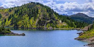 Rock Isle Lake Banff British Columbia Canada Panoramic Landscape Stock Images Prints For Sale - 016833 - 17-08-2015 - 26333x7684 Pixel Rock Isle Lake Banff British Columbia Canada Panoramic Landscape Stock Images Prints For Sale Mountain Fine Art Nature Photography Fine Art Photography Gallery...