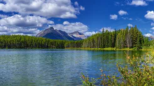 Herbert Lake Herbert Lake - Panoramic - Landscape - Photography - Photo - Print - Nature - Stock Photos - Images - Fine Art Prints -...