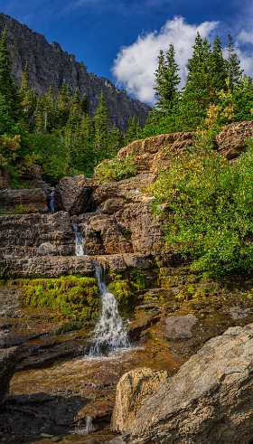 Lunch Creek Lunch Creek - Glacier National Park - Montana - USA - Panoramic - Landscape - Photography - Photo - Print - Nature -...