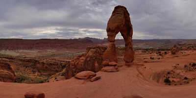 Moab Arches National Park Delicate Arch Trail Red Fog Stock Image Stock Fine Art Foto Panoramic - 012503 - 11-10-2012 - 19333x6772 Pixel Moab Arches National Park Delicate Arch Trail Red Fog Stock Image Stock Fine Art Foto Panoramic Fine Art Photographer Fine Art Giclee Printing Photography...